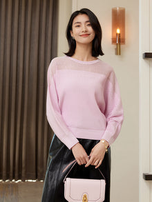 Heavy Knit Top | Pink