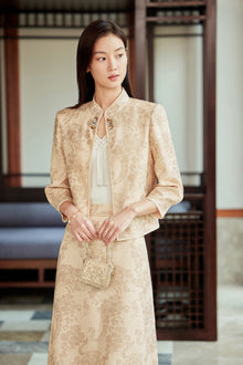 Traditional Chinese-style Jacket | Beige