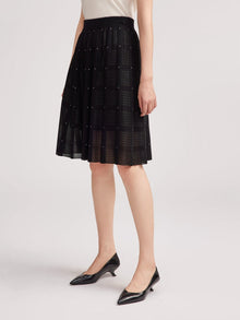Starry Night Knit Dress | Black