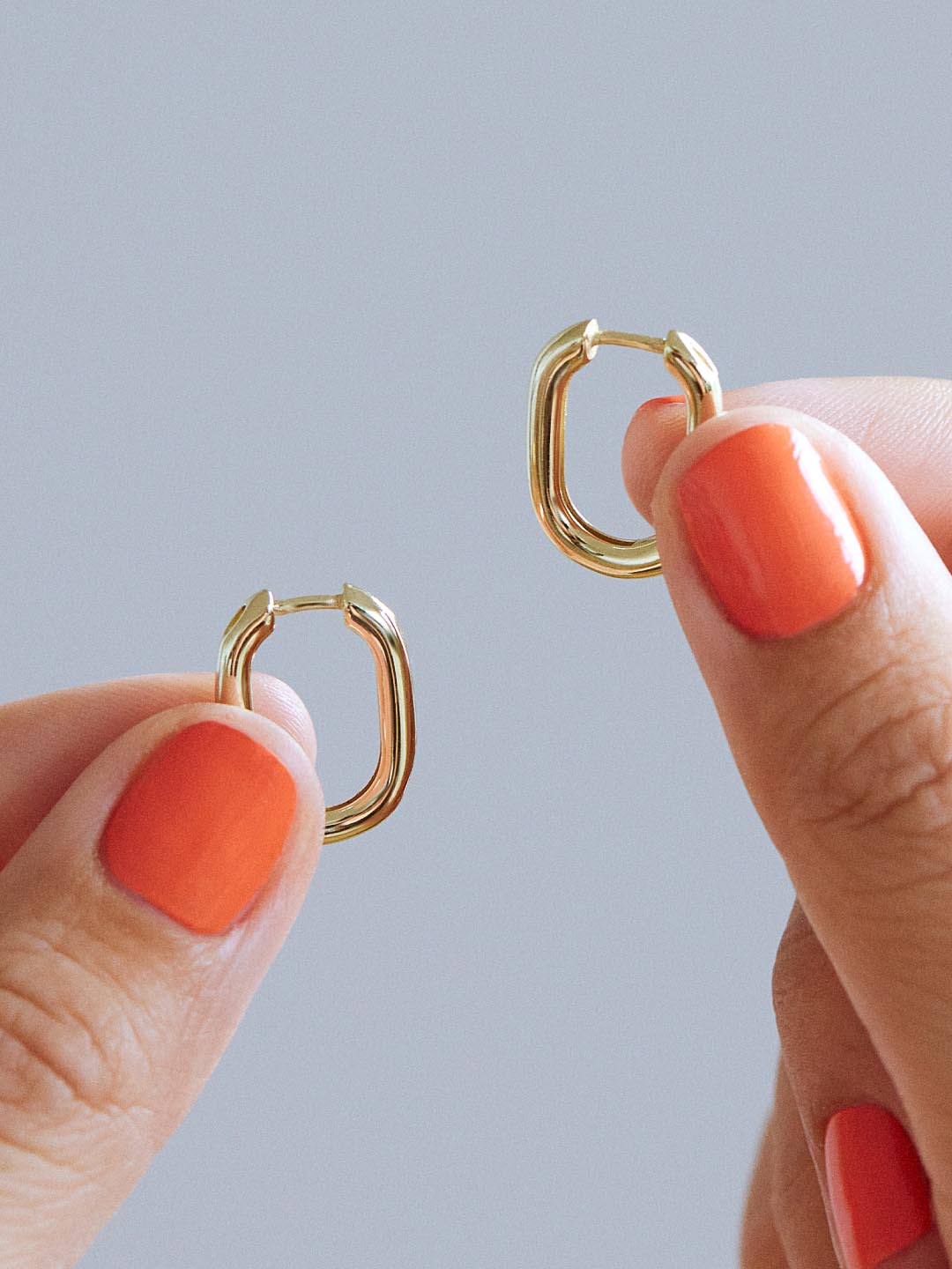 Rox Small Hoop Earrings | 14K Gold on Sterling Silver