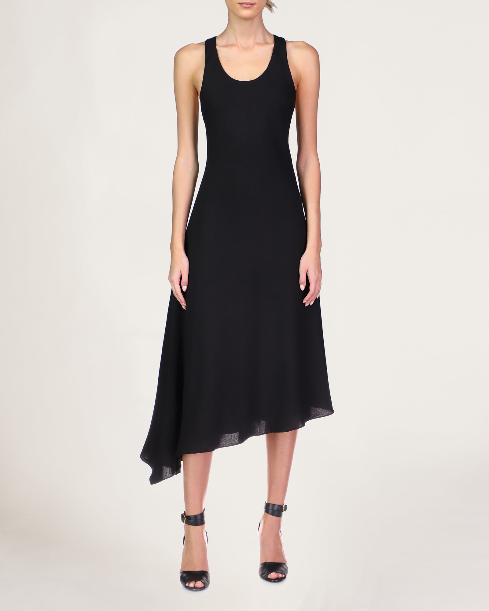Halston | Mazie Racer Back Dress | Black