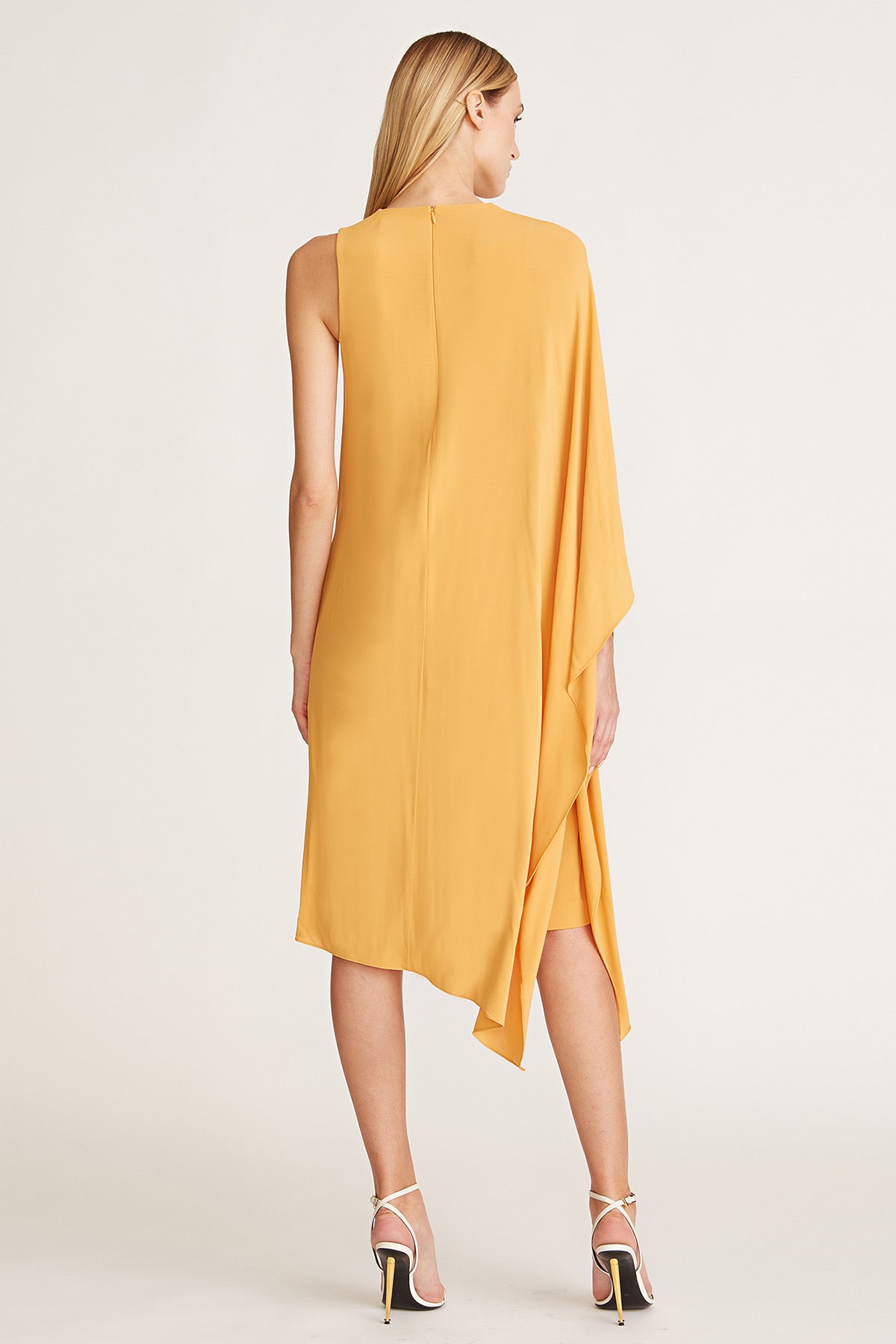 Halston | Ella Ruched Dress | Amber