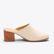 Womens | All-Day Heeled Mule | Bone