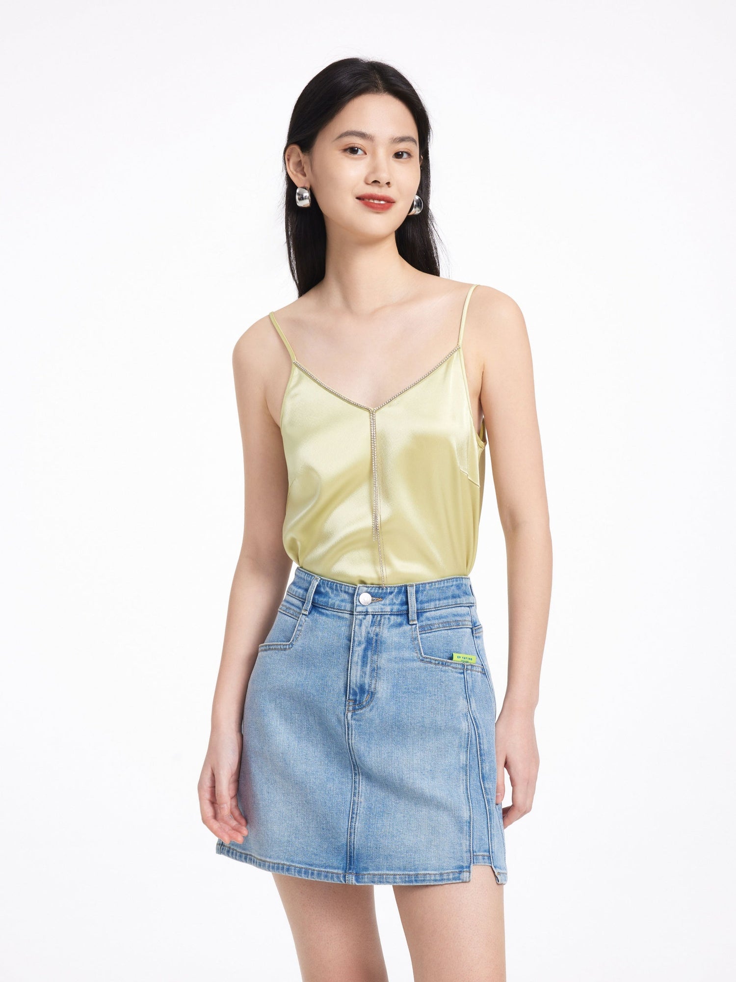 V-Neck Camisole | Green