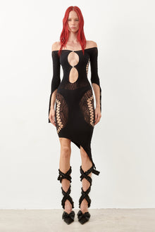 Charlotte Dress | Jet Black