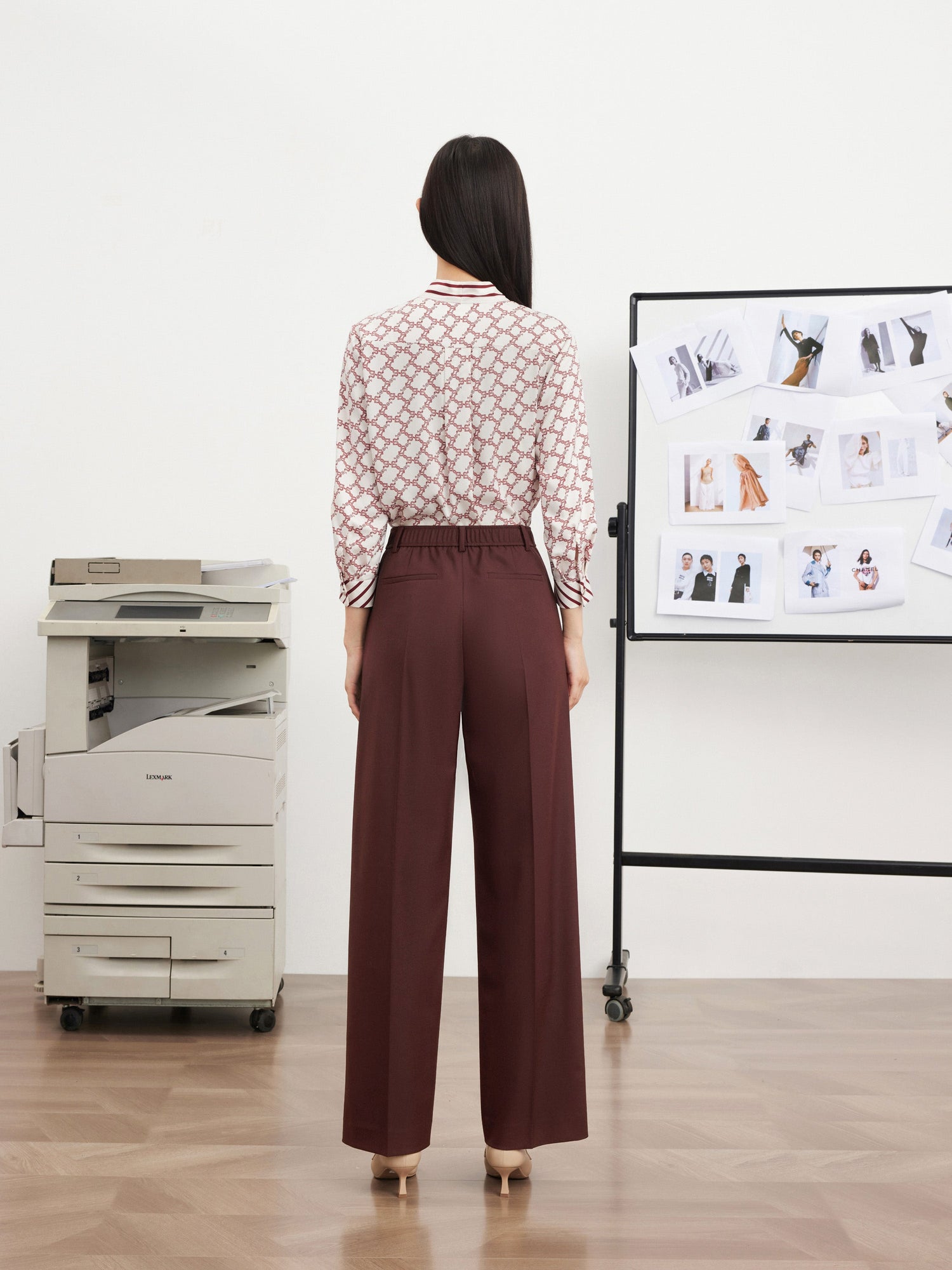Suit Trouser | Wine Red