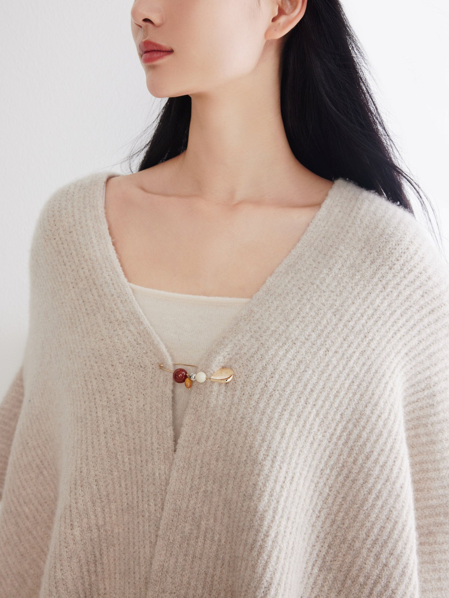 Cardigan | Beige