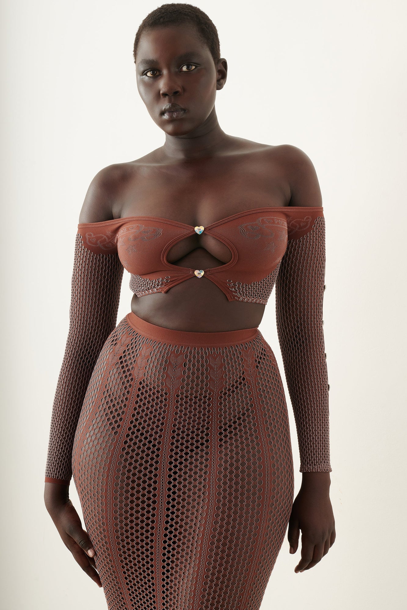 Fortune Skirt | Old Money Brown