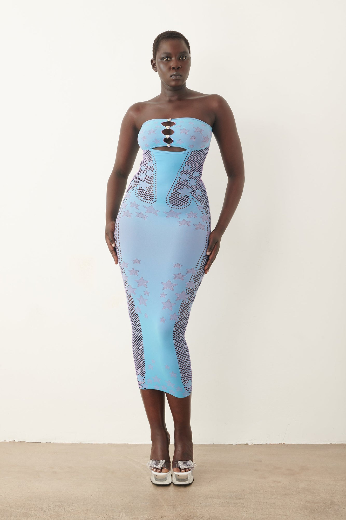Roxie Dress | Crypto Blue