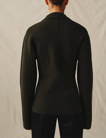 Womens | The Sculpted Zip Jacket | Spruce