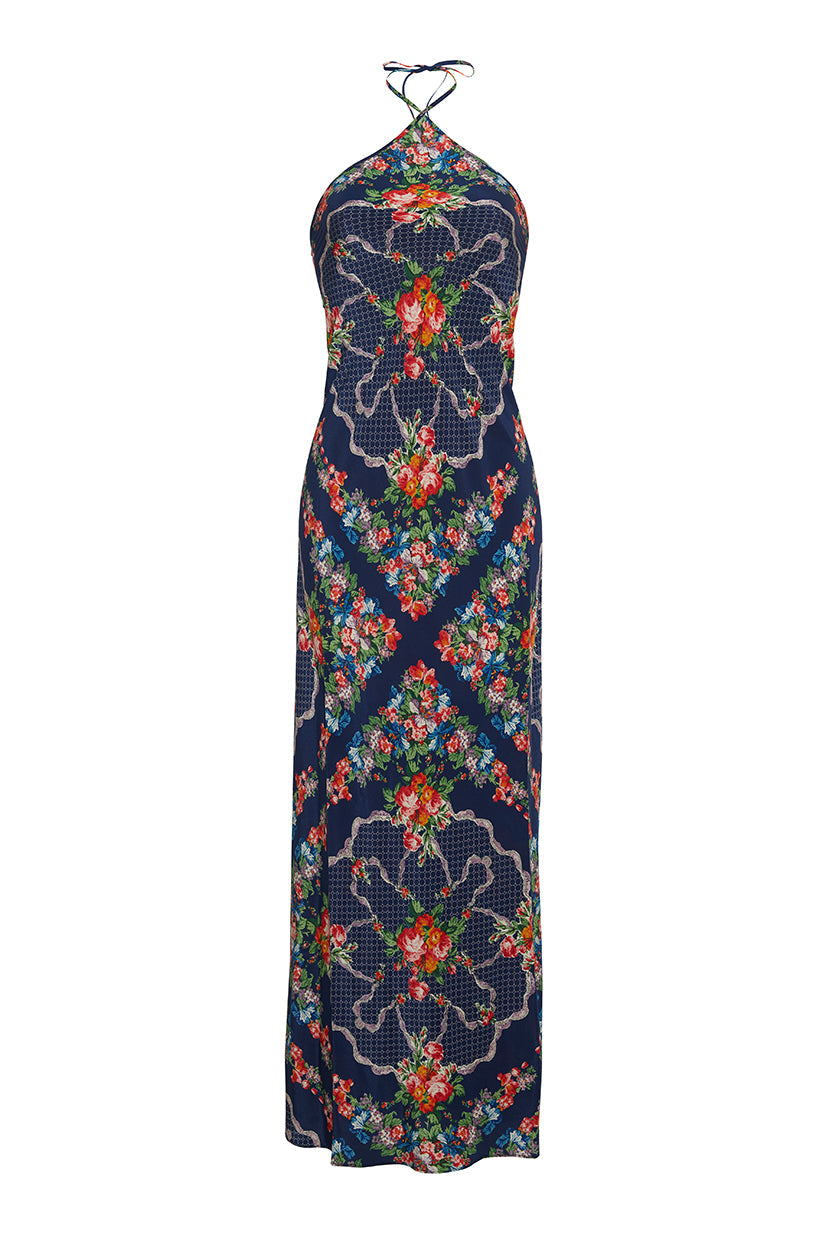 Andes Dress | Gemma Scarf Navy
