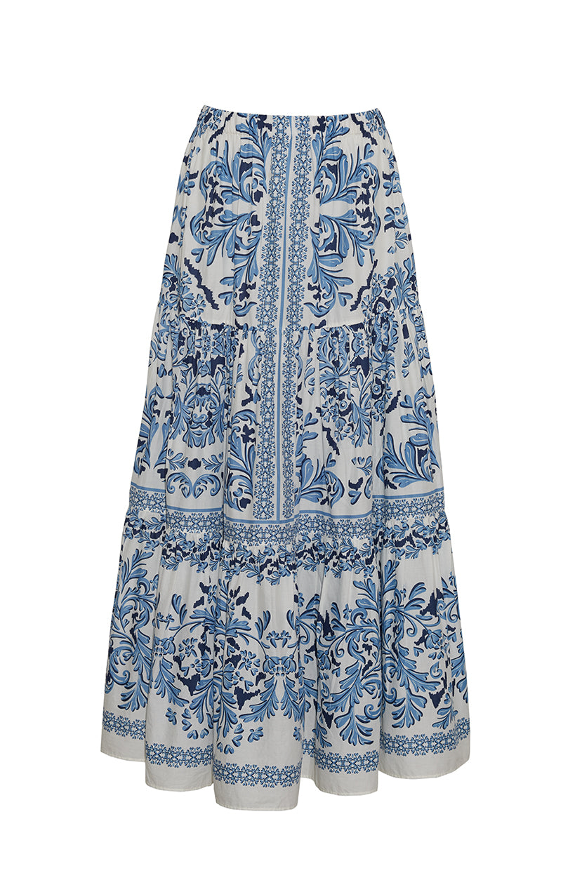 Melanie Skirt | Saltaire Light Blue