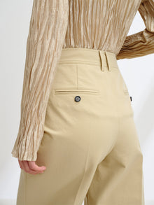 High-Waisted Wide-Leg Pants | Khaki