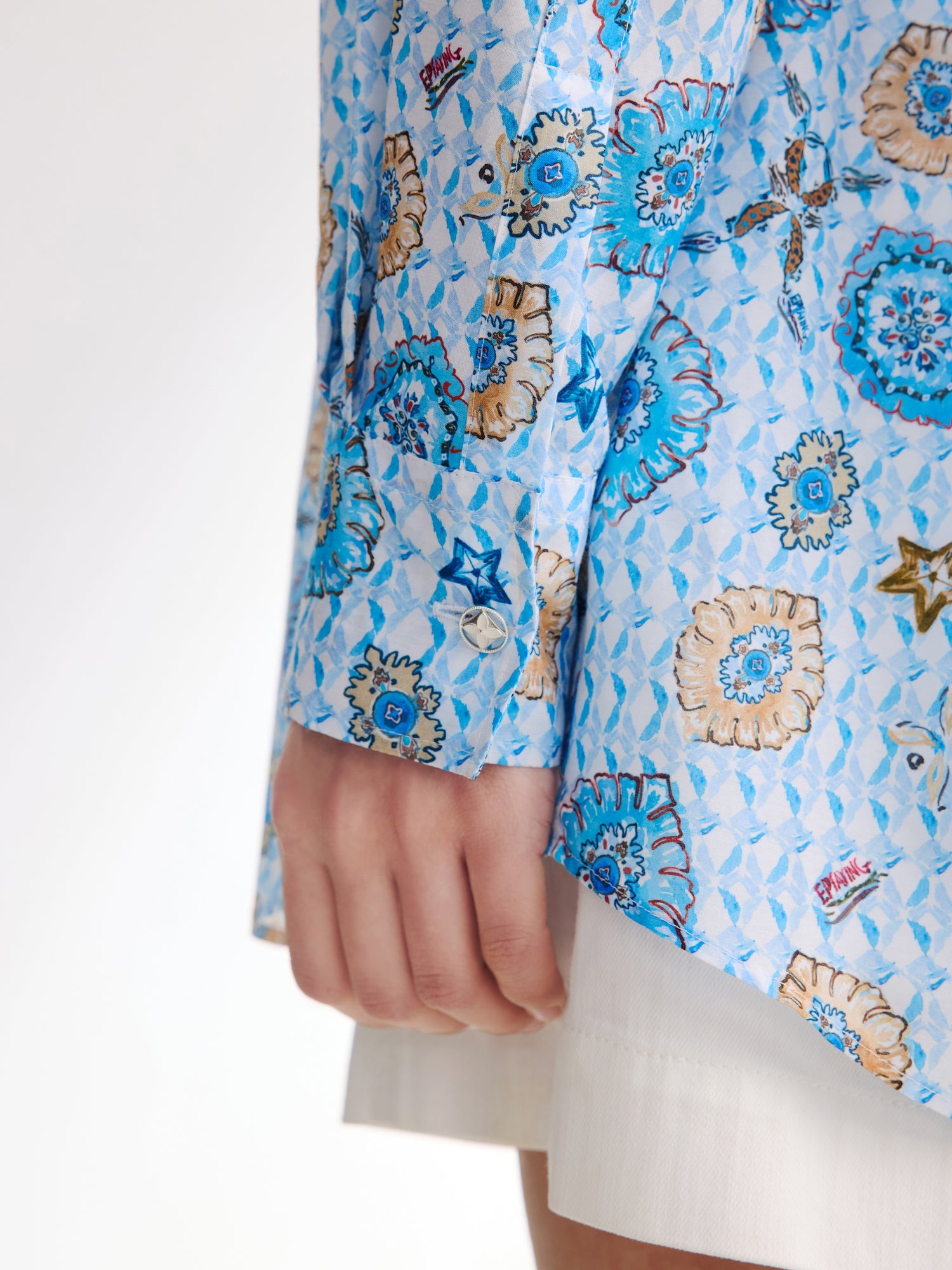 Mulberry Silk Shirt | Blue