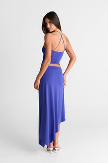 Lyra Maxi Skirt | Cobalt