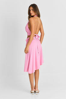 Luna Midi Skirt | Pink