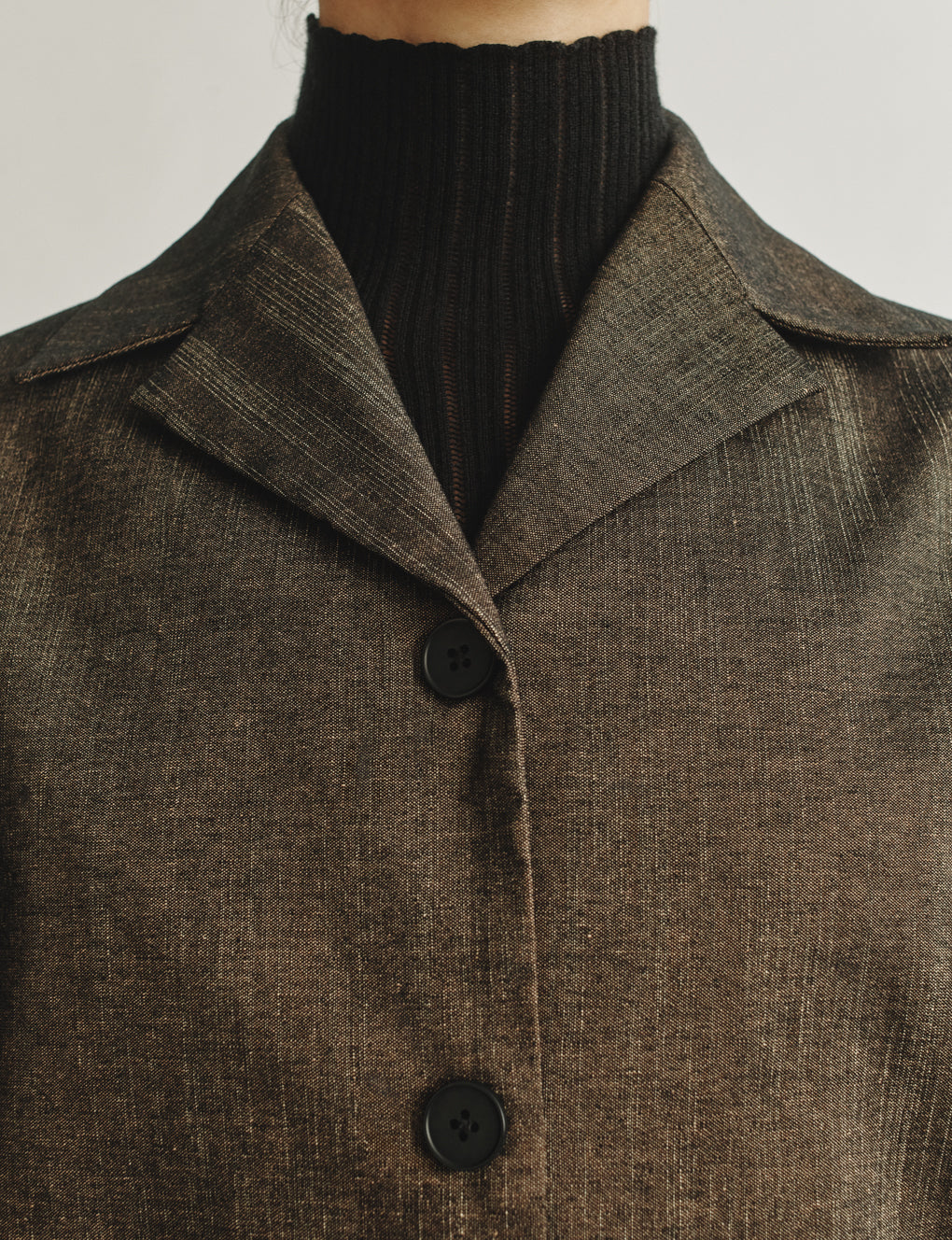 Womens | The Barrett Jacket in Striated Cotton | Oak