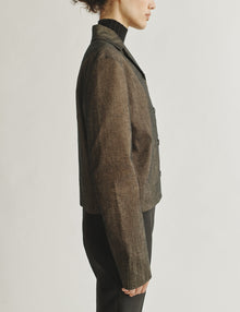 Womens | The Barrett Jacket in Striated Cotton | Oak