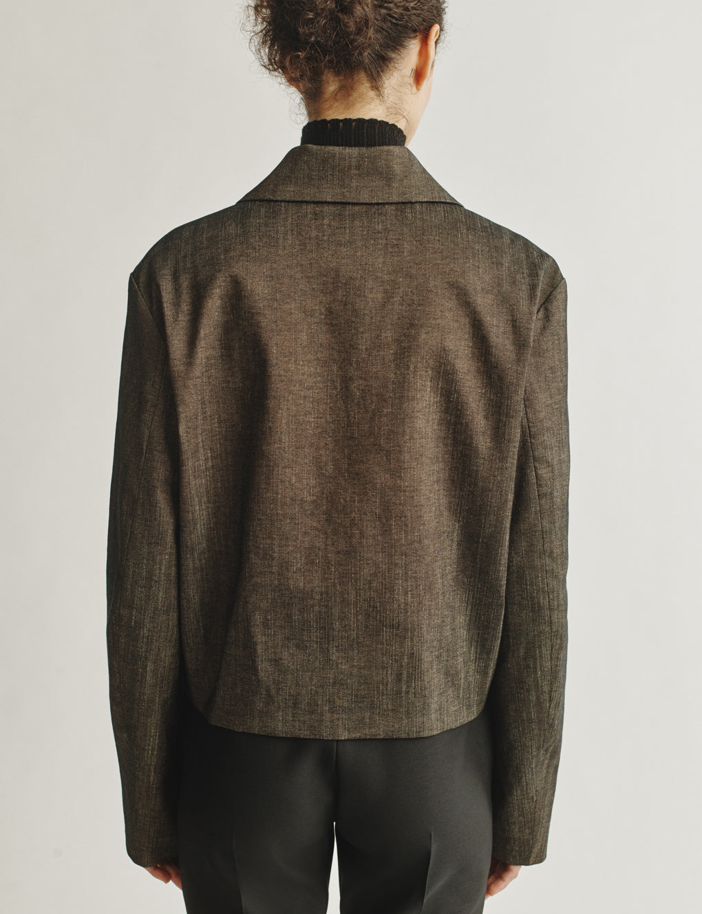 Womens | The Barrett Jacket in Striated Cotton | Oak
