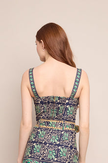 Helena Top | Le Stampe Eve Blue