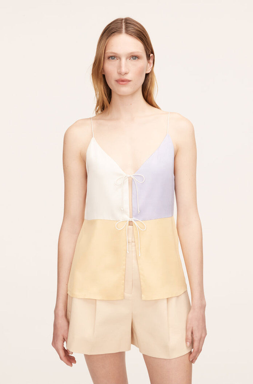 Color-Blocked Twill Camisole | Colorblock Sorbet Combo