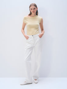 Cashmere Off Shoulder Top | Lemonade