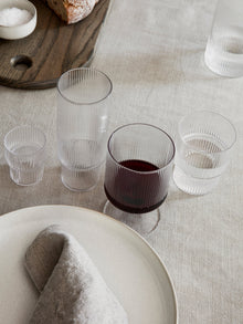 Ripple Small Glasses | Set of 4 | Clear