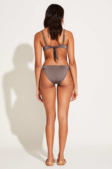 Gemma Ruched Bottom Full Coverage | Mineral Shimmer EcoLux