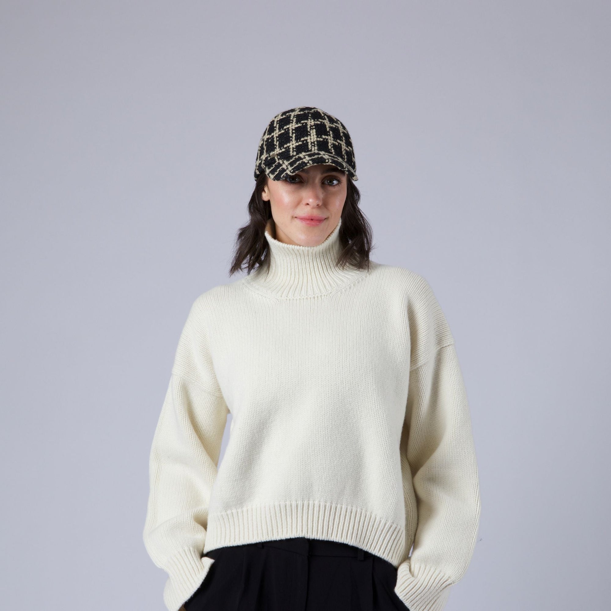 Lo Tweed | Black/Beige