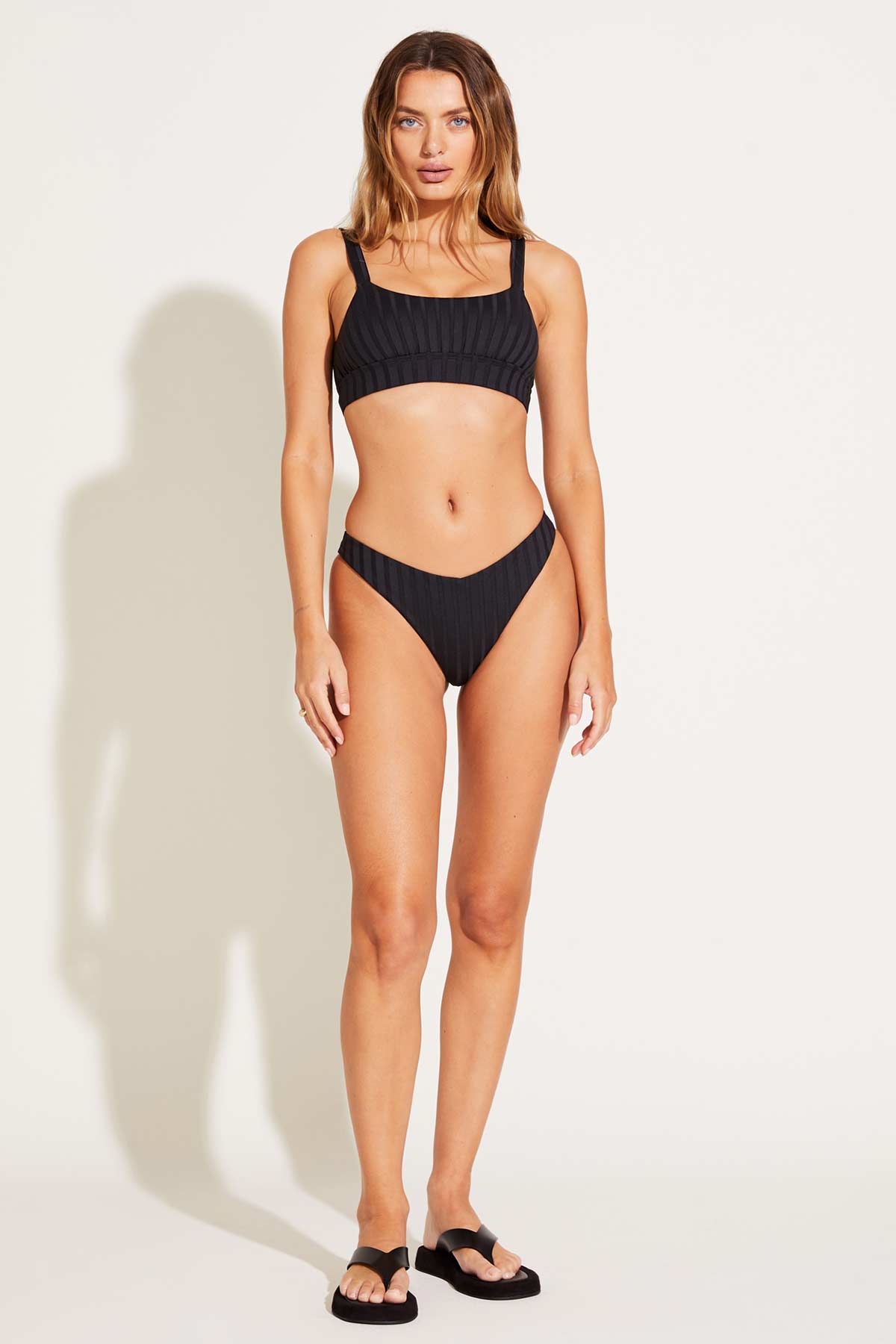 Isla Bottom | Black SuperRib