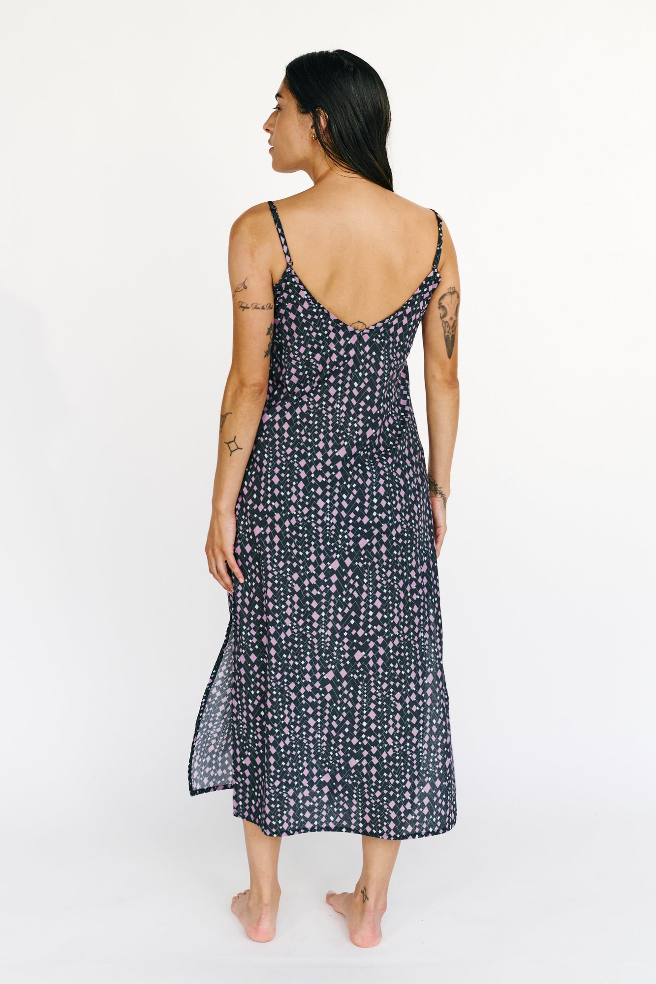 Geo Slip Dress