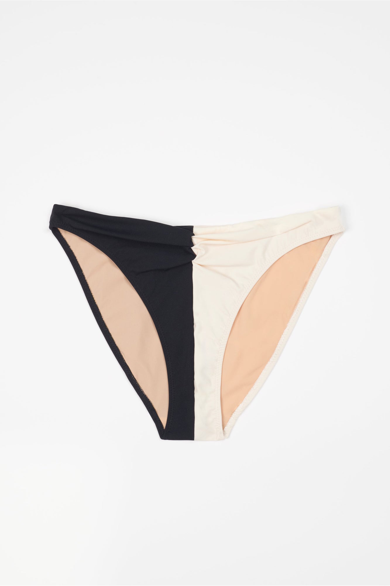 Paros Classic Bikini Bottom | Black/Cream