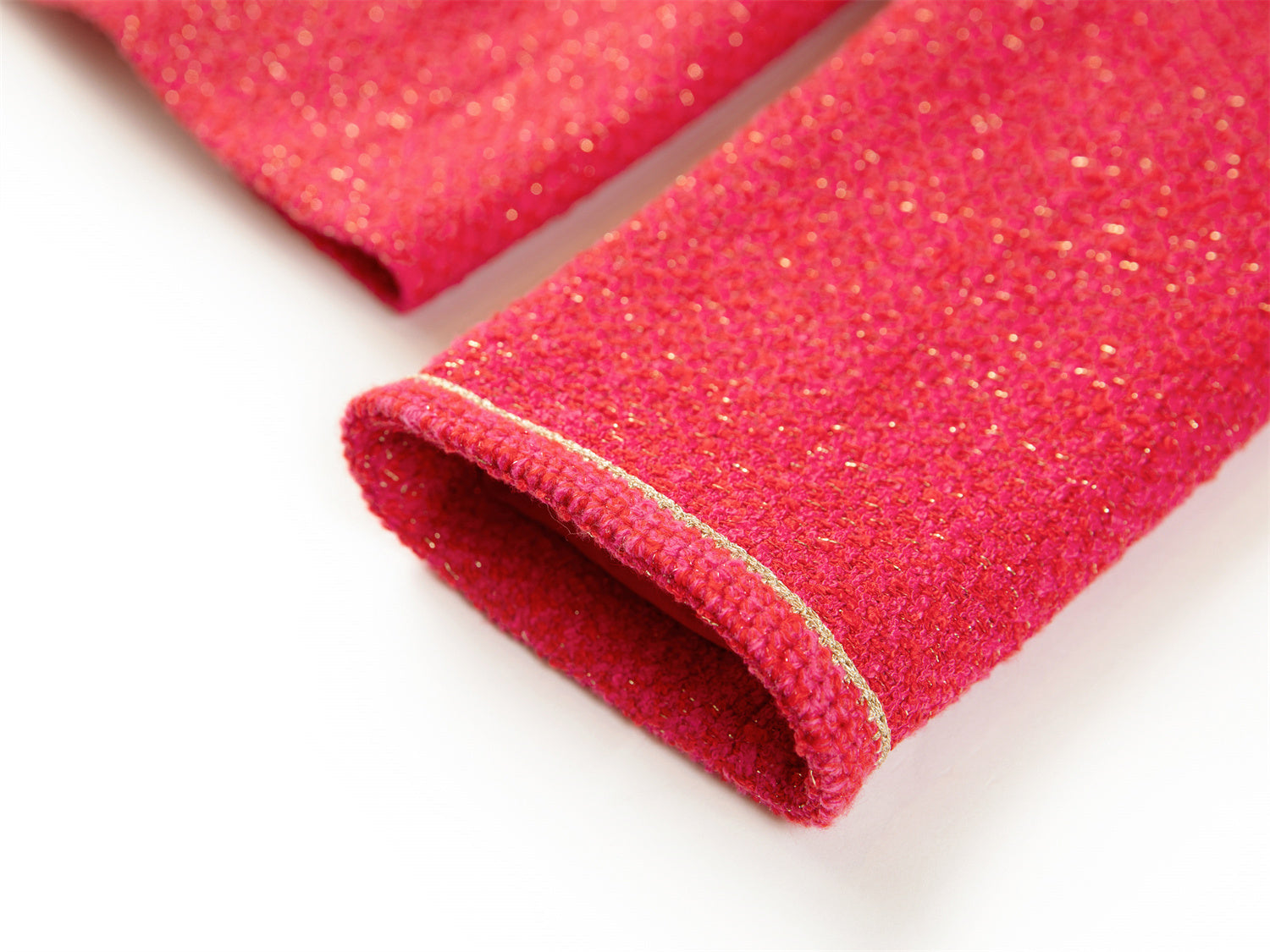 European Imported Tweed Jacket | Red