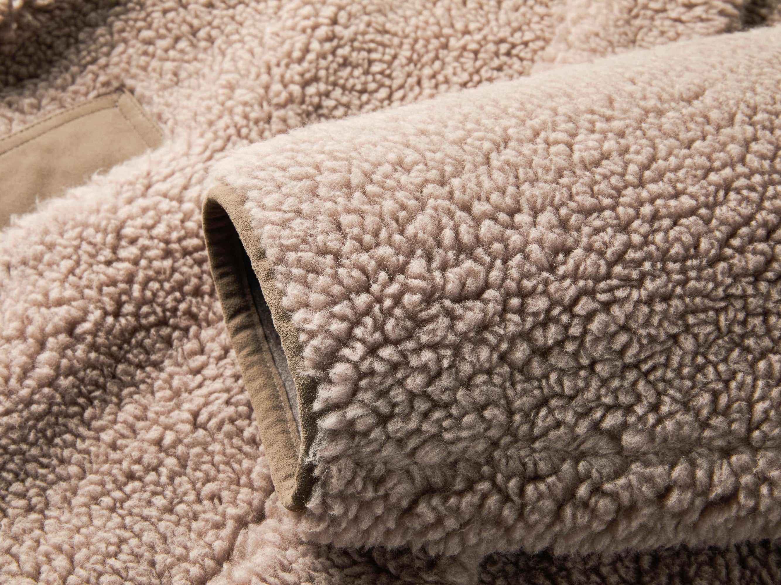 Wool Stand Collar Elegant Coat | Taupe