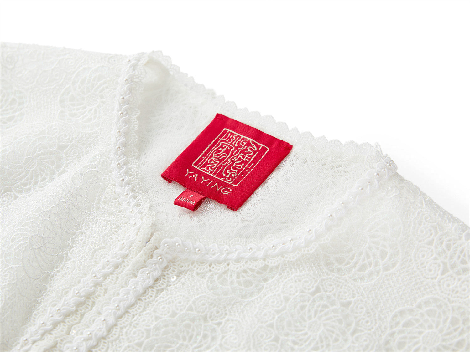 Water-Soluble Lace Jacket | White