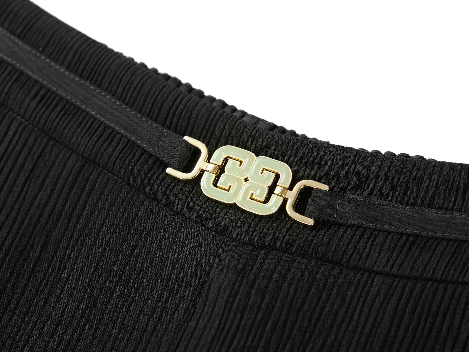 Straight-Leg Casual Pants | Black