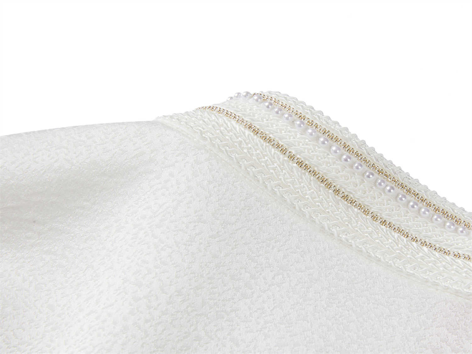 Silk Classic Straight-Cut Shirt | White