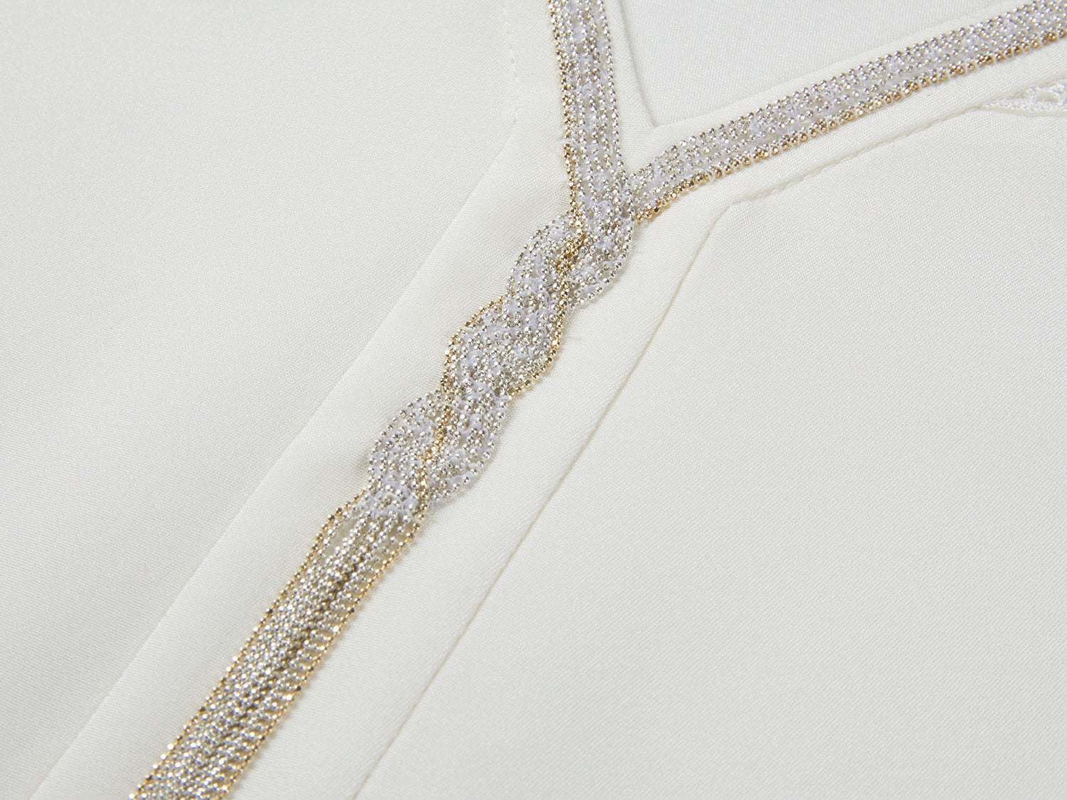 Silk Inner Sleeveless Top | White