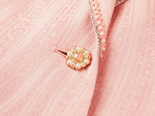 Silk Floral Jacquard Suit Jacket | Pink