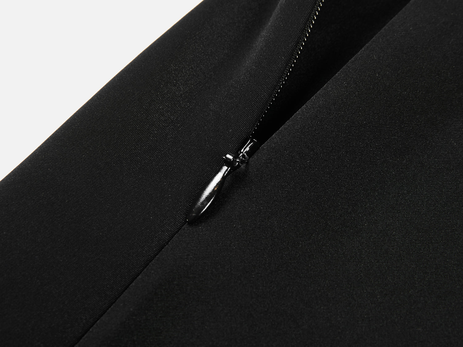 High-Waisted Midi Skirt | Black