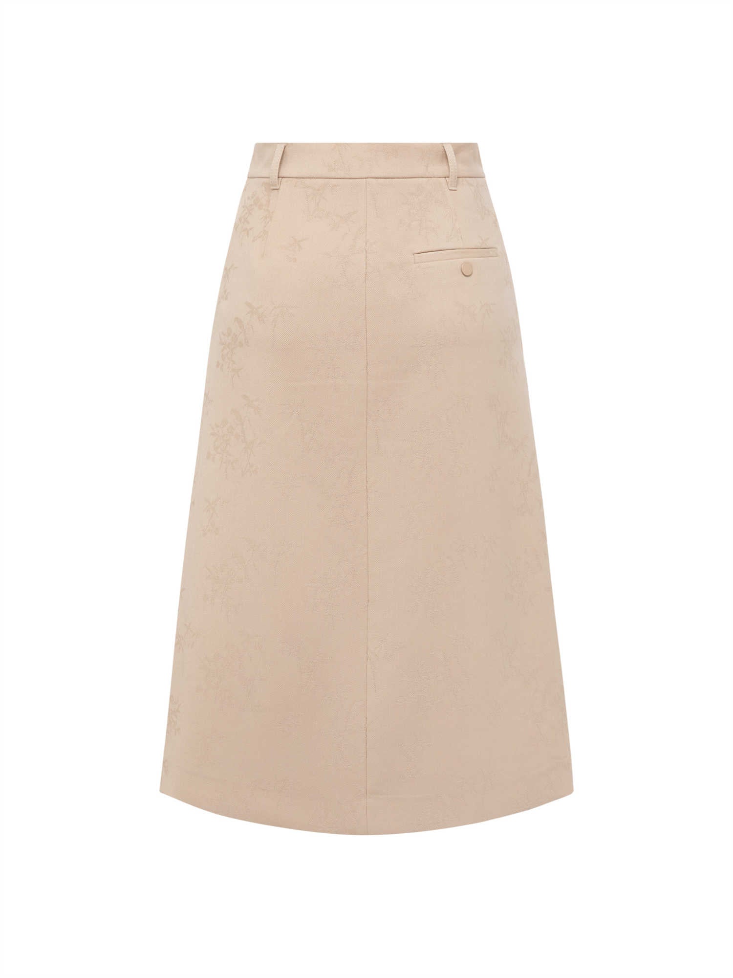 Wool Skirt | Khaki