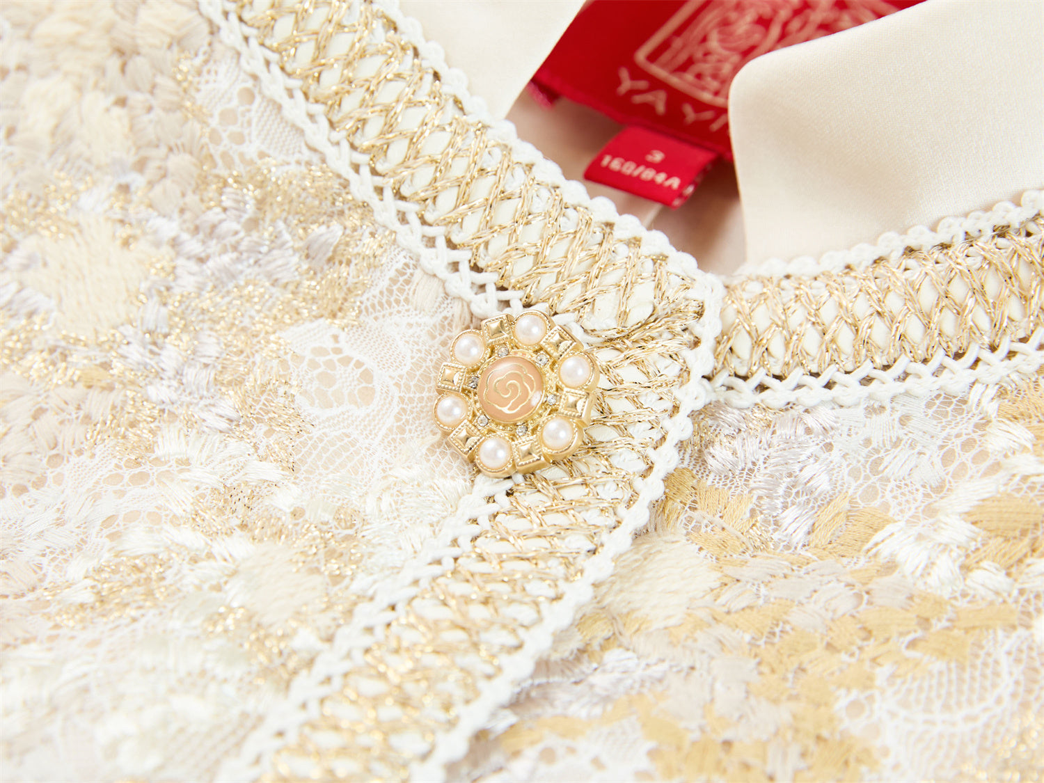 Chinese Style Stand-Collar Cropped Jacket | Beige