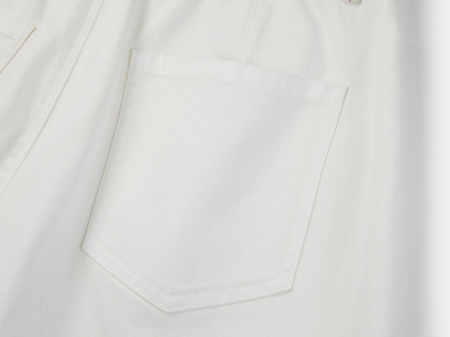 Tencel Cotton Denim Jeans | White