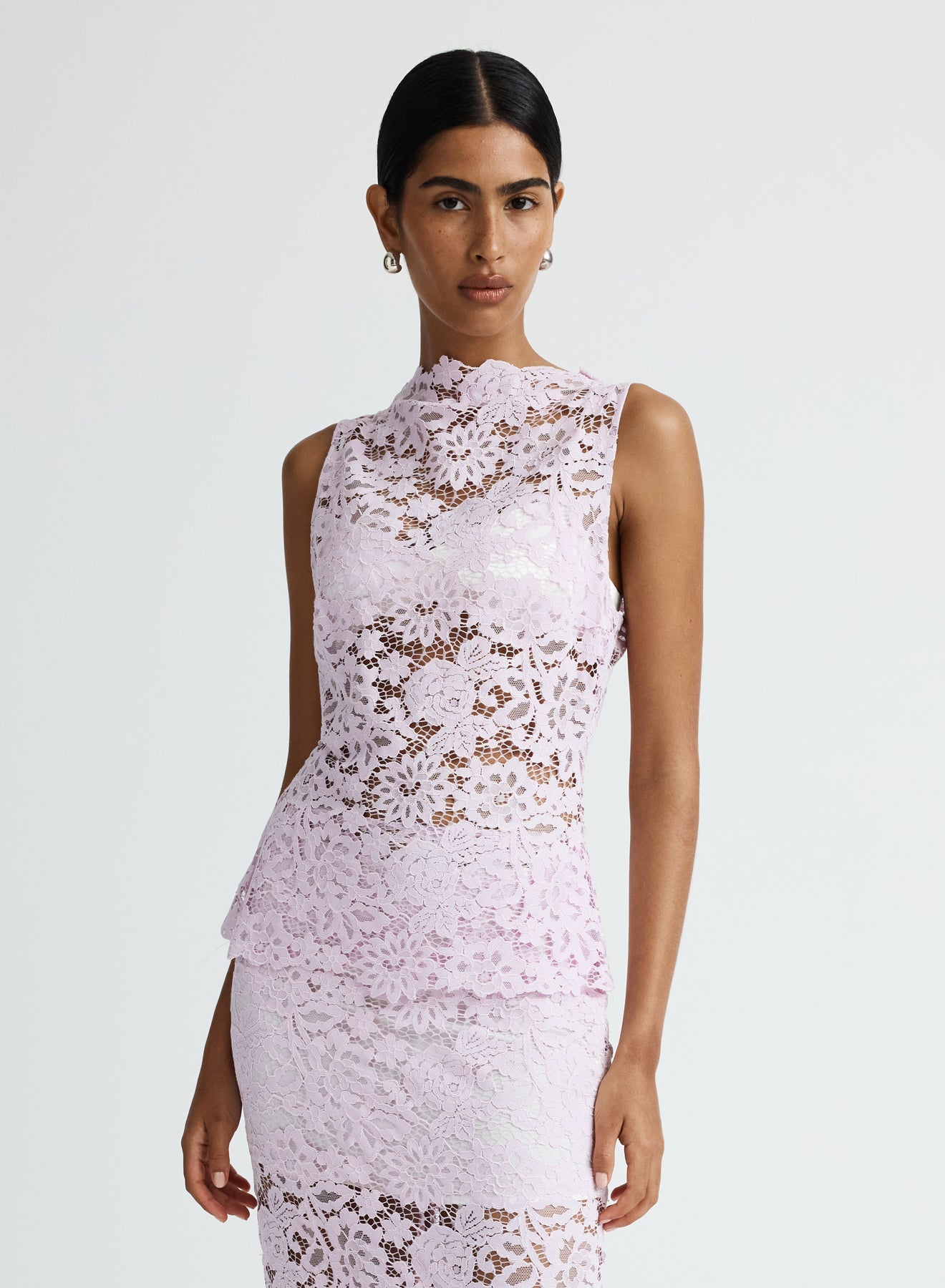 Luella Top | Purple Lace