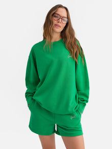 Organic Fleece Sweatshirt | Basil