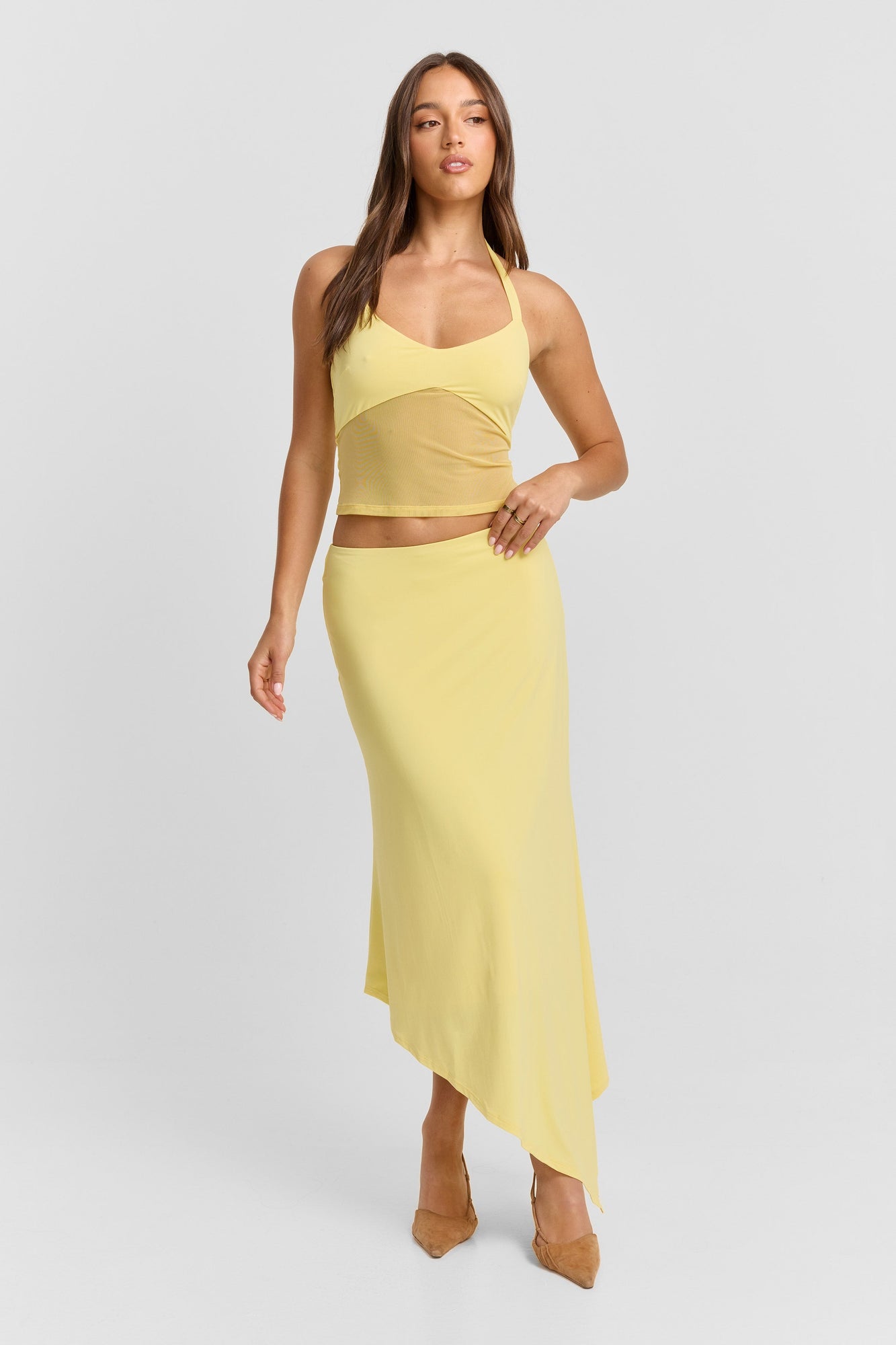 Lyra Maxi Skirt | Yellow