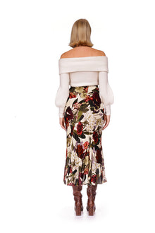 Naomi Skirt | Garden Floral Turtledove