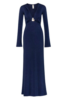 Manola Maxi Dress | Deep Blue