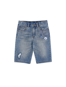 Boys | Five-Pocket Bermuda Shorts | Vintage Denim