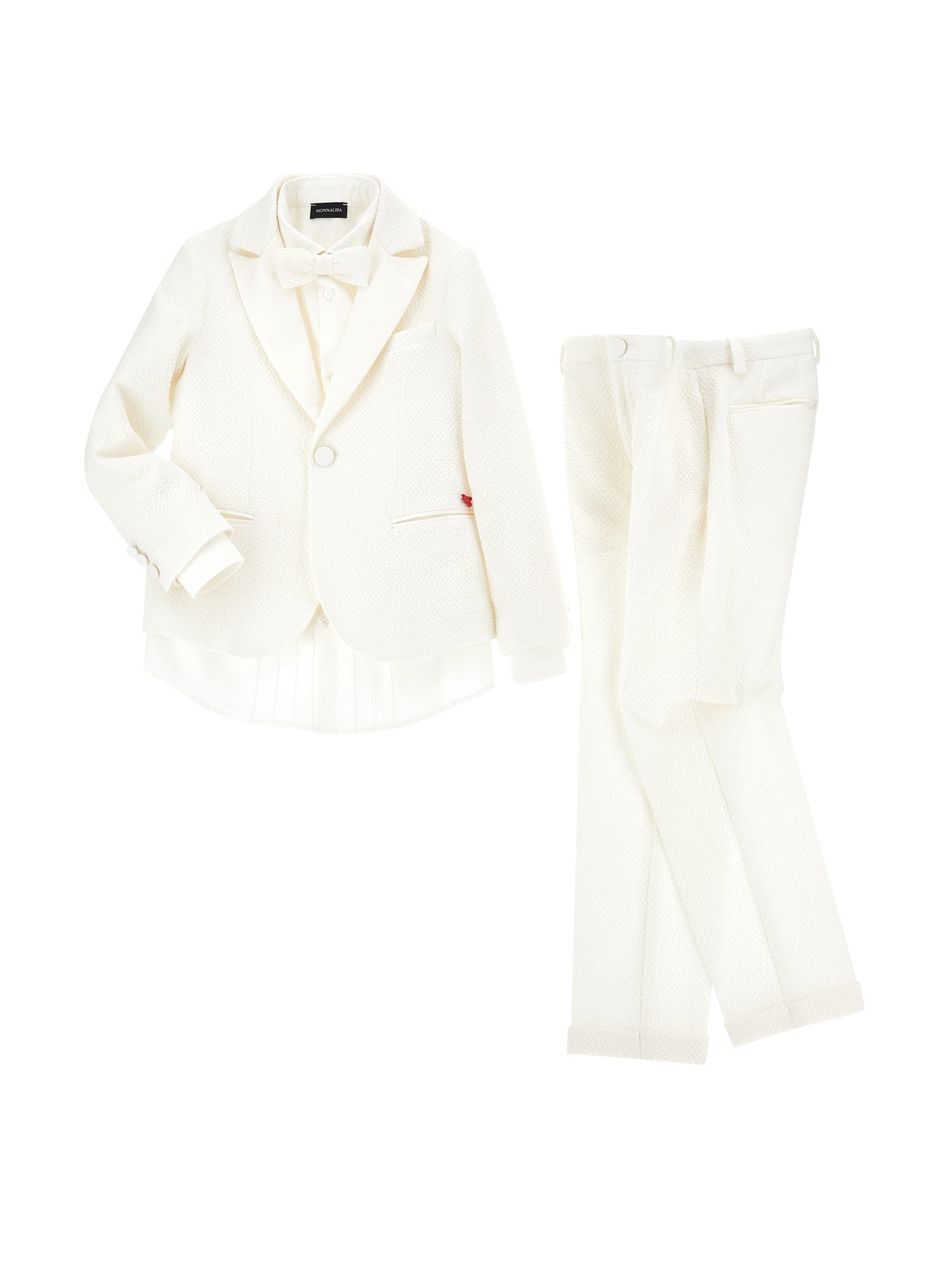Boys | Formal Seersucker Suit | Cream